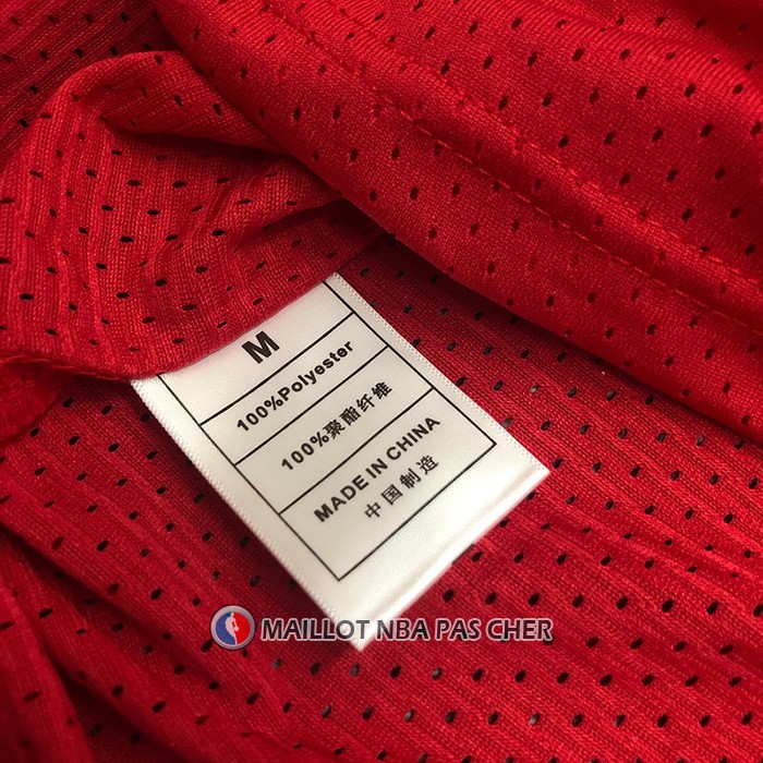 Maillot Manche Courte Chicago Bulls Michael Jordan NO 23 Rouge2